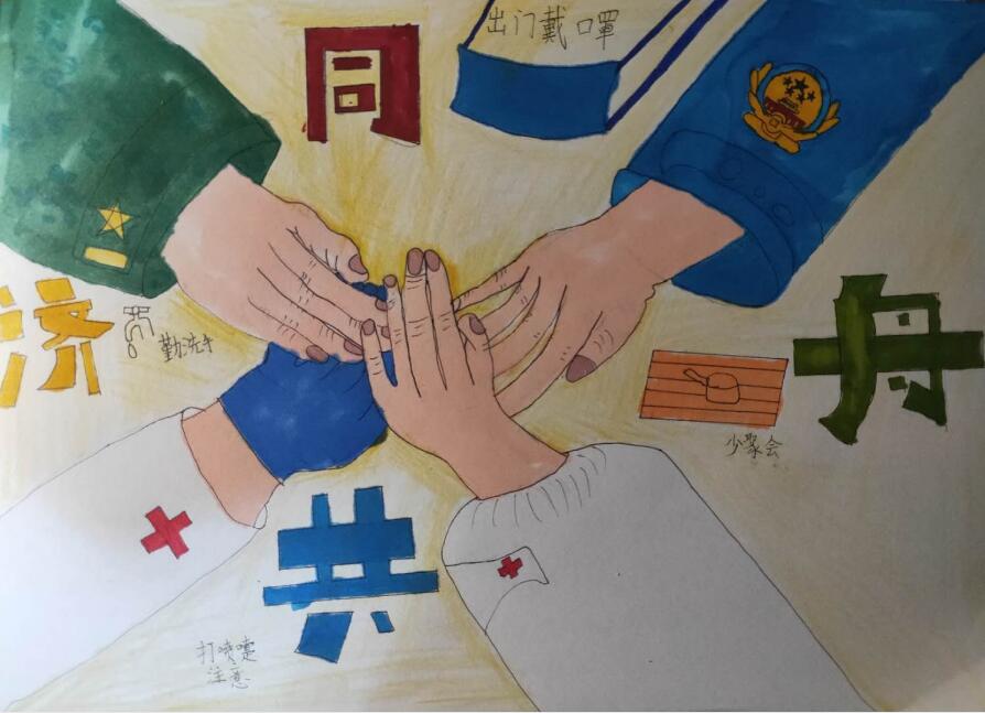 “疫情當(dāng)前，孩子們有‘畫’說”作品展播（三十八）