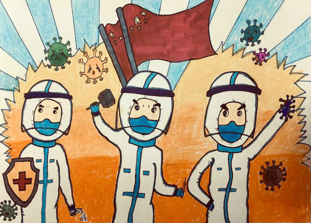 “疫情當(dāng)前，孩子們有‘畫’說”作品展播（三十九）