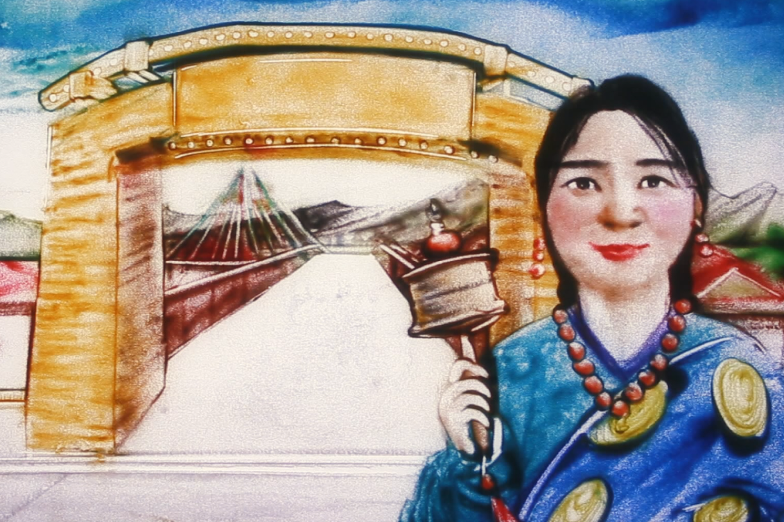 沙畫|奮力追夢(mèng)！2020決戰(zhàn)脫貧攻堅(jiān)“甘肅卷”