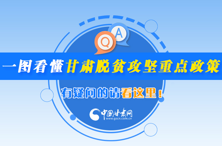 一圖看懂甘肅脫貧攻堅(jiān)重點(diǎn)政策，有疑問(wèn)的請(qǐng)看這里！