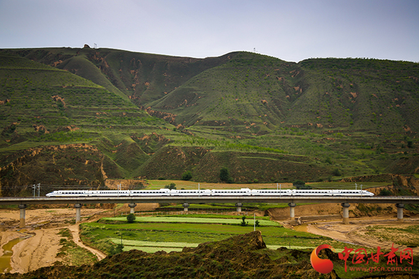 西銀客專甘寧段開始進(jìn)行運行試驗