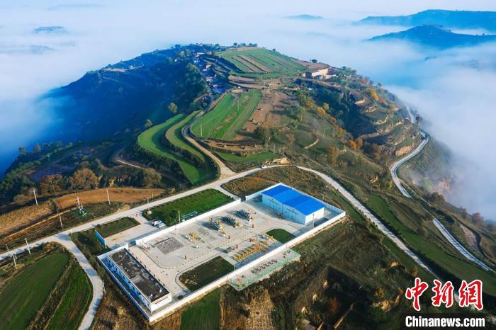 圖為中石油長慶油田慶陽天然氣開發(fā)場站。(資料圖) 慶陽市委宣傳部供圖