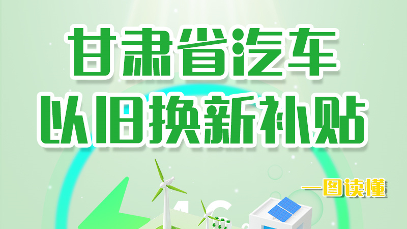 海報(bào)|重大利好！甘肅省汽車以舊換新補(bǔ)貼來了
